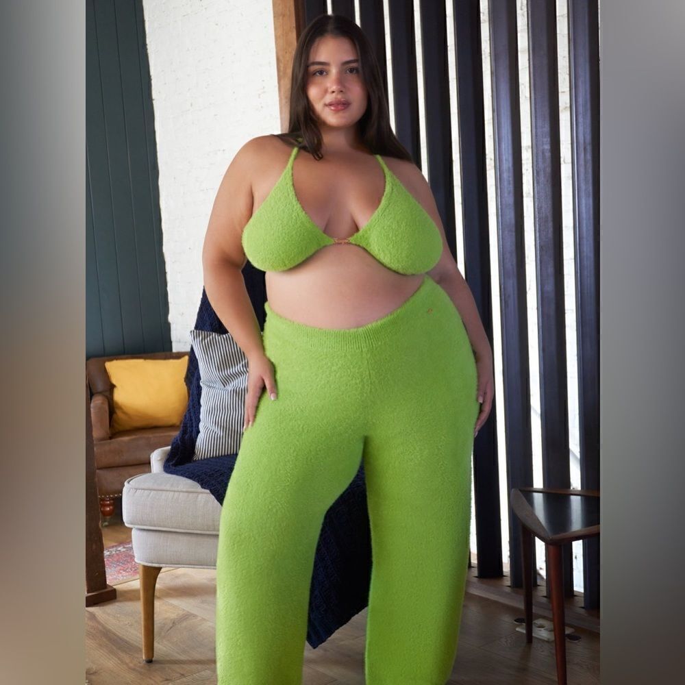 Fenty Fluff It Up Pants Kelly Green